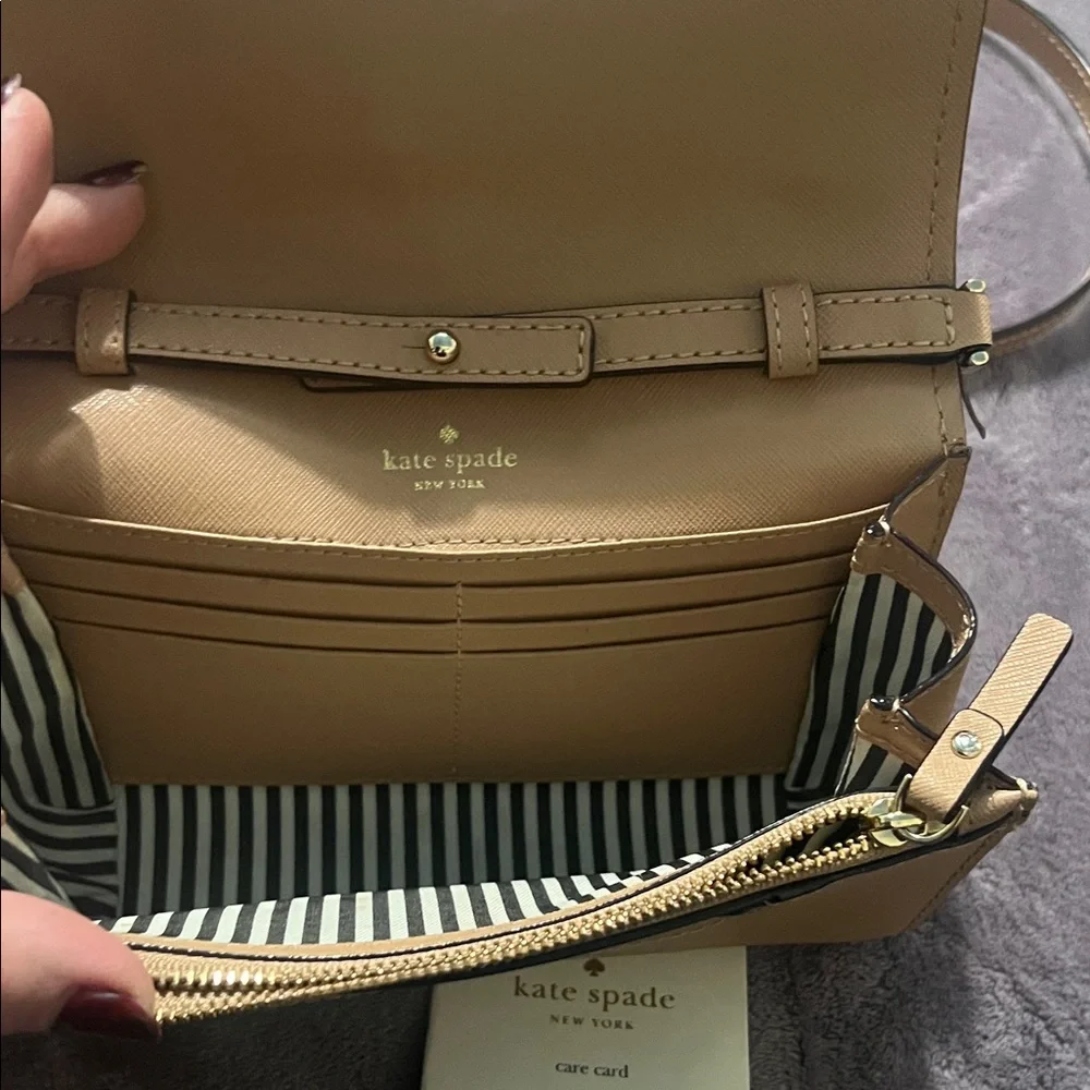 kate spade Pale Brown Crossbody with Gold Hardware - Picture 6 of 14